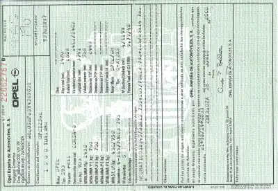 Утилизация автомобиля opel corsa b (s93) 1.2 i 16v (f08, f68, m68) года 2000 питание x12xe