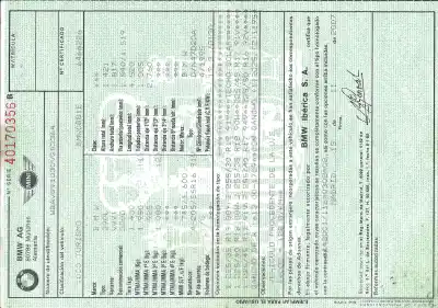 Veículo de Sucata bmw serie 3 berlina (e90) 320d do ano 2008 alimentado n47d20a