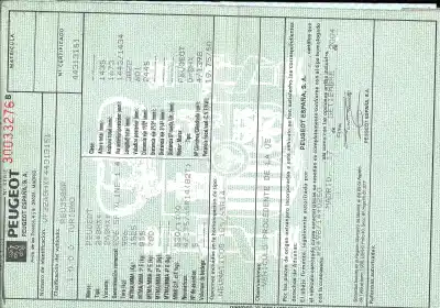 Scrapping Vehicle peugeot 206 fastback (2a/c) 1.4 hdi eco 70 of the year 2004 powered 8hx