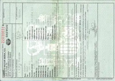 Scrapping Vehicle DAEWOO NUBIRA (J100) 1.6 16V of the year 2000 powered A16DMS