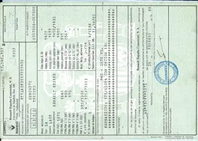 Утилизация автомобиля renault megane i scenic (ja0) 1.6e alize года 1998 питание k7m702