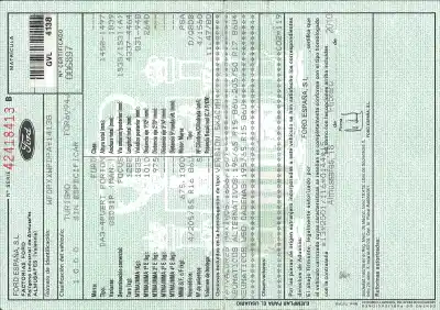 Утилизация автомобиля ford                                               focus ii sedán (db_, fch, dh)                                                                                                                                                                                                                              1.6 tdci года 2010 питание g8db