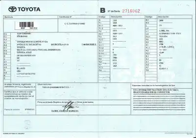 Veículo de Sucata toyota auris (e18) toyota auris do ano 2014 alimentado 2zr