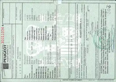 Scrapping Vehicle peugeot 206 fastback (2a/c) 1.4 hdi eco 70 of the year 2004 powered 8hx