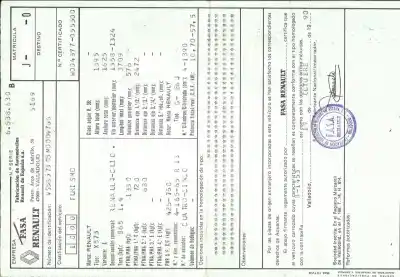 Утилизация автомобиля renault clio i fase i+ii (b/c57) 1.4 года 1991 питание e6j