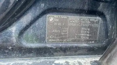 Veículo de Sucata BMW SERIE 3 BERLINA (E90) 318d do ano 2006 alimentado 204D4