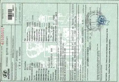 Veículo de Sucata hyundai i30 combi (pde) 1.6 crdi do ano 2008 alimentado d4fb