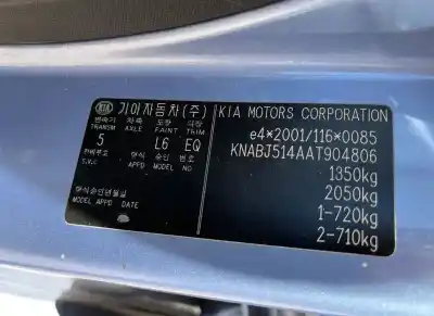 Verschrottungsfahrzeug kia picanto i (sa) 1.0 des jahres 2010 angetrieben g4he