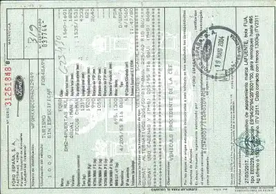 Утилизация автомобиля ford focus c-max (cap) g8da года 2004 питание 