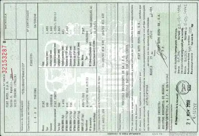 Veículo de Sucata fiat punto berlina (188) 1.3 jtd cat do ano 2004 alimentado 188a9000