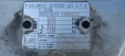 Sloopvoertuig FIAT I DOBLÒ (119) D-199A2000 van het jaar 2008 aangedreven 