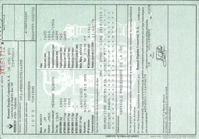 Утилизация автомобиля renault scénic ii (jm0/1_) 1.5 dci (jm1e, jm16) года 2005 питание k9k732