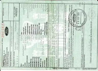 Veículo de Sucata ford fiesta (cbk) 1.4 tdci cat do ano 2003 alimentado f6ja