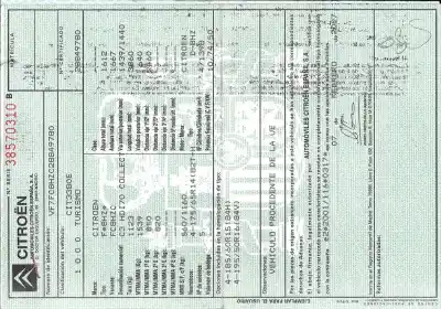 Здавання транспортного засобу citroen c3 i (fc_, fn_) 1.4 hdi року 2007 потужний 8hz