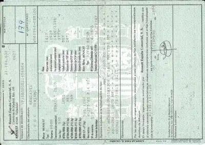 Утилизация автомобиля RENAULT CLIO II (BB_, CB_) 1.9 D (B/CB0E, BB0J) года 1999 питание F8Q630