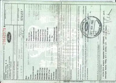 Scrapping Vehicle FORD MONDEO III SEDÁN (B4Y) 2.0 TDCI of the year 2005 powered FMBA