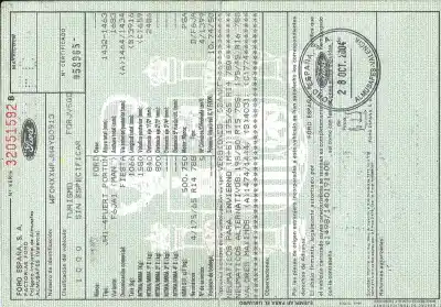 Утилизация автомобиля ford fiesta (cbk) d/f6ja года 2004 питание 