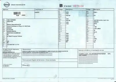 Здавання транспортного засобу NISSAN MICRA (K13) 1.2 CAT року 2012 потужний HR12