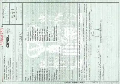 Véhicule à la ferraille OPEL ASTRA 1.6-G-(Z16XEP)-ASTRA H de l'année 2005 alimenté Z19DTJ