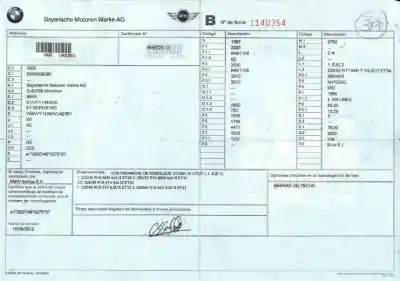 Veículo de Sucata BMW X1 (E84) sDrive 18d do ano 0 alimentado N47D20C