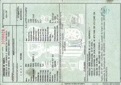 Здавання транспортного засобу mini mini r50.r53 cooper s року 0 потужний w11b16a