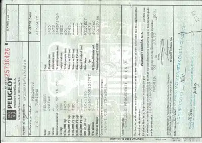 Veículo de Sucata PEUGEOT 206 BERLINA X-Line do ano 0 alimentado KFW