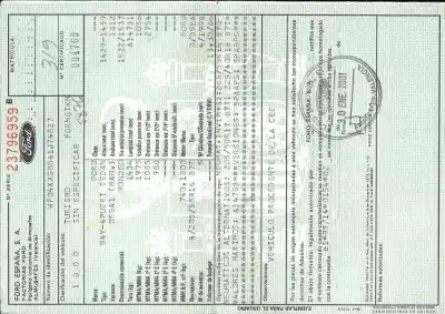 Veicolo di demolizione ford mondeo berlina ge ambiente 06.2003> d dell'anno 0 alimentato d5ba