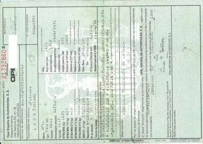 Scrapping Vehicle opel astra g berlina 1.6 16v of the year 0 powered x16xel