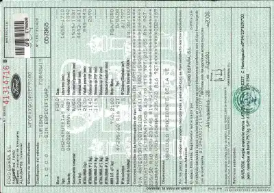 Scrapping Vehicle FORD KUGA CBV Titanium of the year 0 powered G6DG