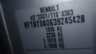 Scrapping Vehicle renault laguna iii dynamique tomtom of the year 0 powered k9k780