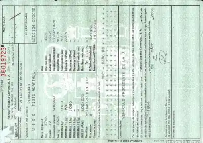 Veicolo di demolizione RENAULT KANGOO (F/KC0) 1.5 dCi Diesel dell'anno 2006 alimentato K9K702