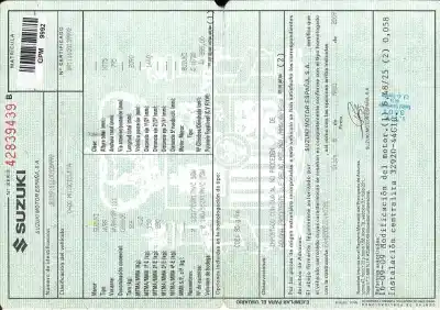 Veículo de Sucata suzuki gsr 600 gsr 600 do ano 0 alimentado 