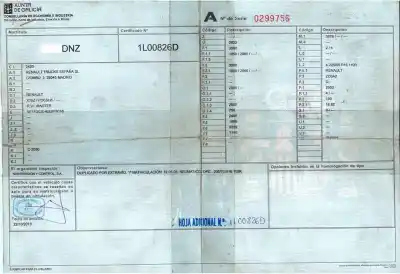 Scrapping Vehicle renault master ii phase 2 combi combi 3t5 l2 9pl caja cerrada techo elev. of the year 0 powered 