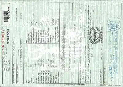 Scrapping Vehicle volvo c30 1.6 d of the year 2001 powered 
