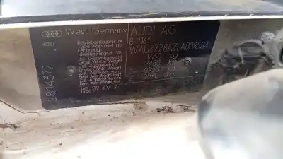 Sloopvoertuig audi 80/90 (893) 90 van het jaar 0 aangedreven 