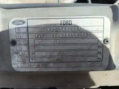 Veículo de Sucata ford fiesta cbk ambiente do ano 0 alimentado 