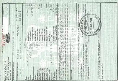 Veículo de Sucata ford fiesta cbk ambiente do ano 0 alimentado 