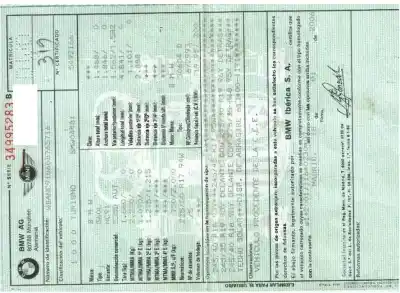 Veículo de Sucata BMW SERIE 5 BERLINA E60 535d do ano 0 alimentado 