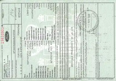 Veículo de Sucata ford mondeo berlina (ge) ambiente (06.2003->) (d) do ano 0 alimentado 