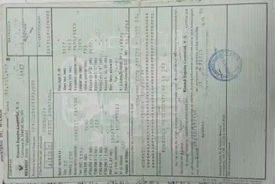 Veicolo di demolizione renault kangoo f kc0 alize dell'anno 0 alimentato 