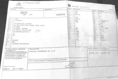 Veículo de Sucata citroen c3 selection 95 cv / 70 kw do ano 0 alimentado 