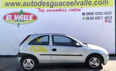 Veículo de Sucata OPEL CORSA C (X01) 1.4 (F08, F68) do ano 2000 alimentado Z14XE Veículo de Sucata OPEL CORSA C (X01) 1.4 (F08, F68) do ano 2000 alimentado Z14XE