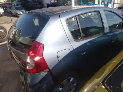 Scrapping Vehicle dacia sandero ambiance of the year 2008 powered k7j710
