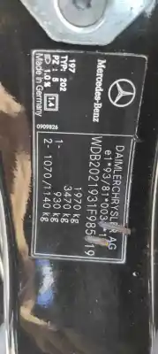 Здавання транспортного засобу mercedes-benz c-class t-model (s202) c 220 t cdi (202.193) року 0 потужний om 611.960