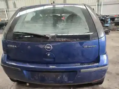 Scrapping Vehicle opel corsa c (x01) 1.2 twinport (f08 f68) of the year 0 powered z 12 xep