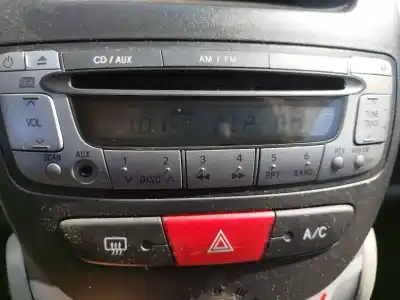 Veicolo di demolizione peugeot 107 1.0i cat 70cv dell'anno 2007 alimentato 