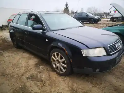 Утилизация автомобиля audi a4 b6 (8e2) 1.9 tdi quattro года 2002 питание avf