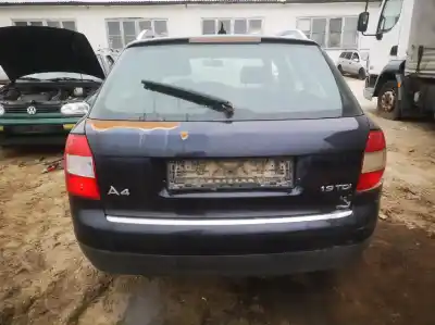 Утилизация автомобиля audi a4 b6 (8e2) 1.9 tdi quattro года 2002 питание avf