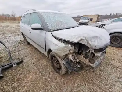 Scrapping Vehicle SKODA FABIA II (542)  of the year 2008 powered BMS