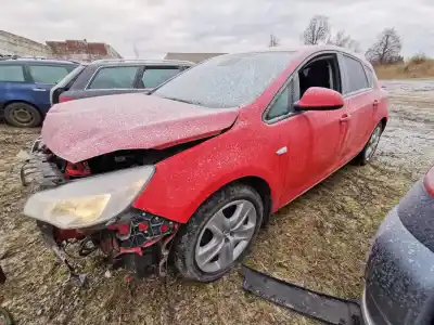 Scrapping Vehicle opel astra j (p10) 1.4 turbo (68) of the year 2010 powered a14net